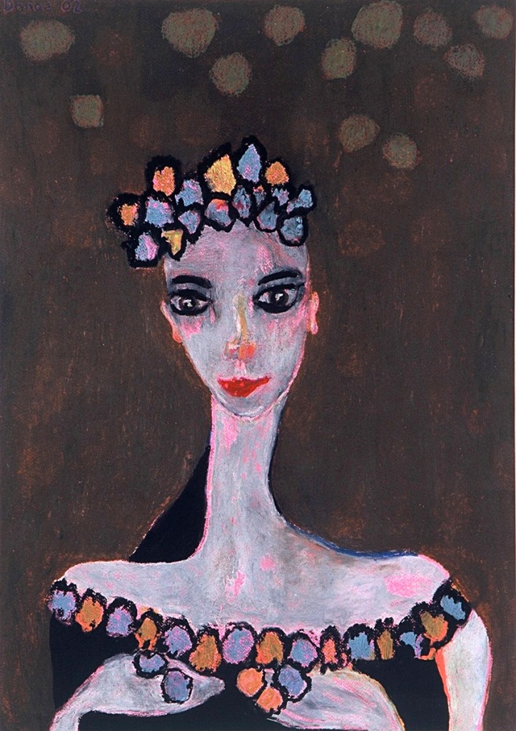 The Girl with The Burning Eyes (70cm x 50cm)